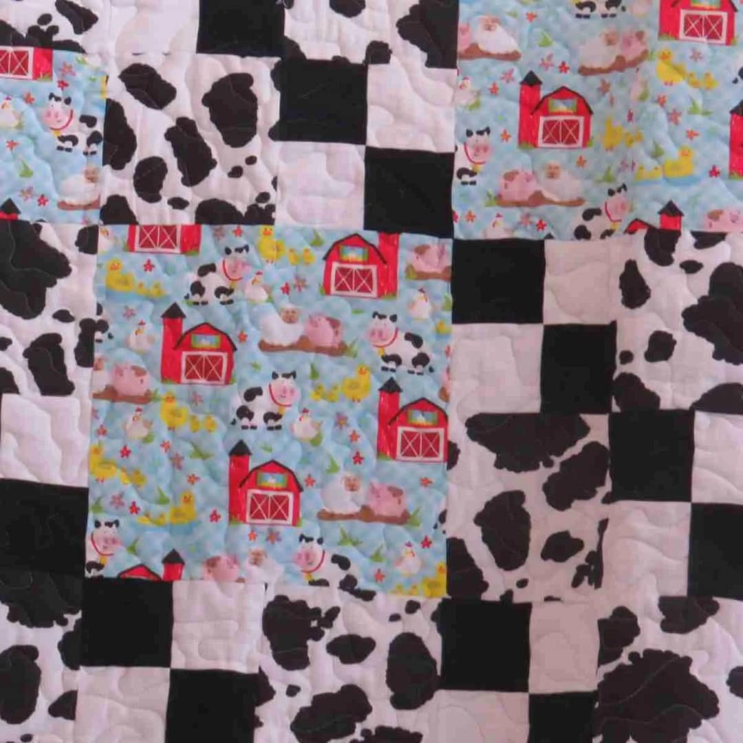 Down on the Farm quilt detail 3