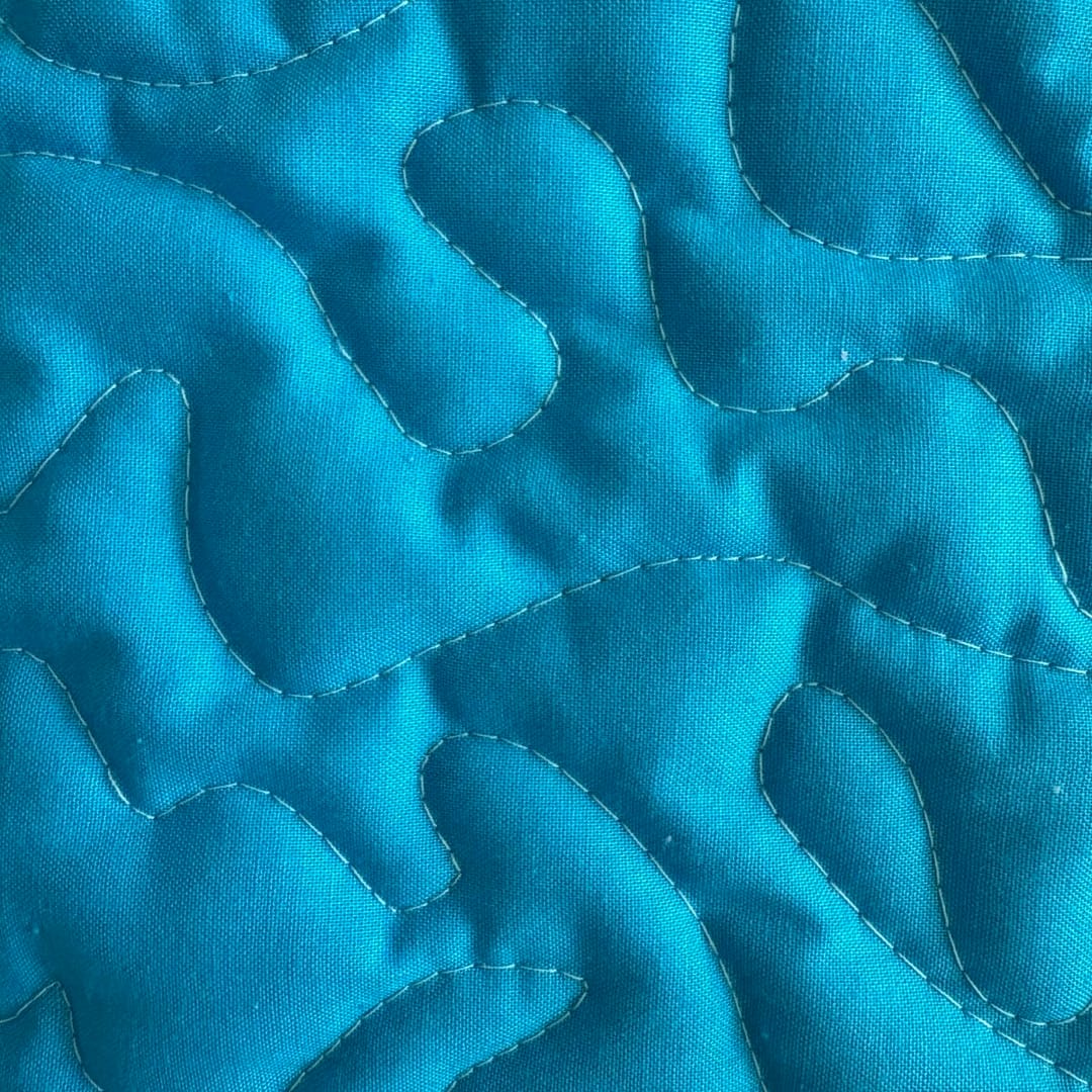 unicorn patchwork quilt detail 3