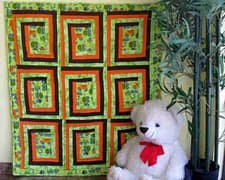 Truck Traffic - A handmade baby quilt
