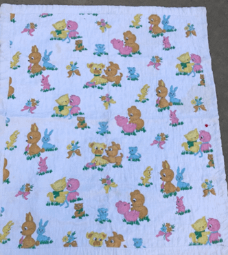 baby quilt 50s