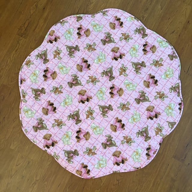 Pink Bears Playmat full size